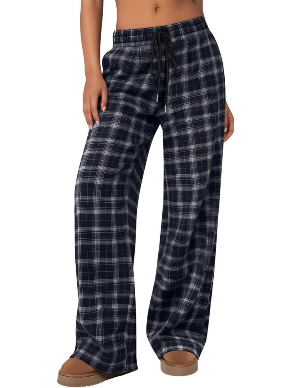 Cozy Women's Plaid Lounge Pants | Soft, Comfy, Casual Wear for Home & Relaxation